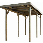 carport en bois special camping car - burger